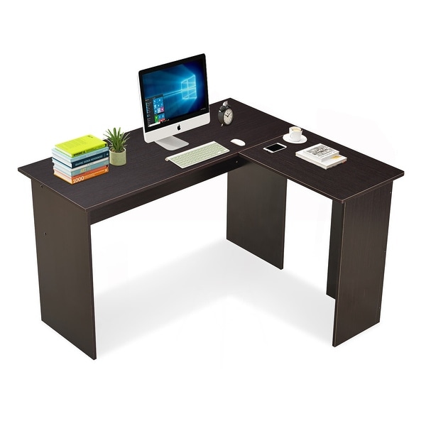 Ivinta L Shaped Desk Corner Desk Home Office Workstation 7191 Bed Bath Beyond 32745981