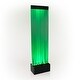 preview thumbnail 9 of 10, Alpine Corporation 72"H Indoor Bubble Wall Fountain with Color-Changing LED Lights and Remote, Black