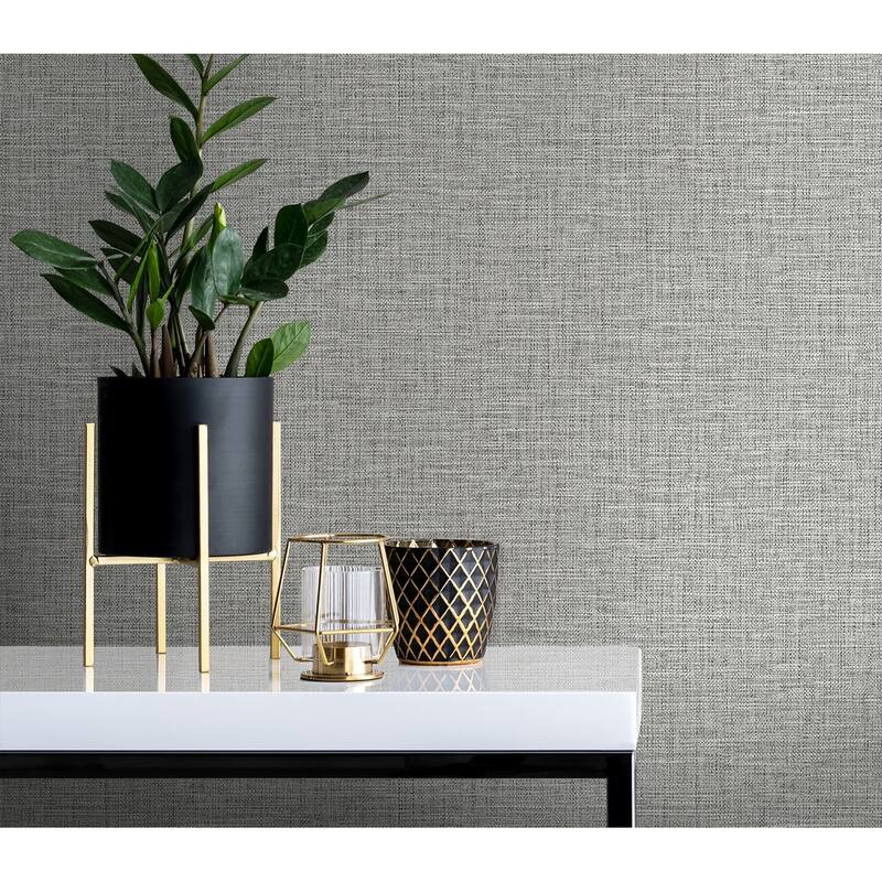 Seabrook Designs Aureline Faux Non-Woven Unpasted Wallpaper