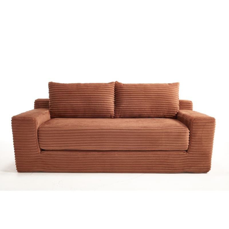 Sofa 70-in Casual Orange 2 -seater Loveseat - 8' x 10'