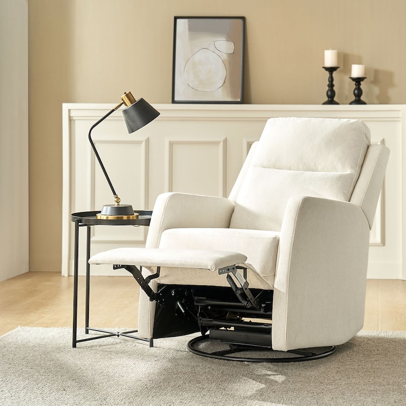 Diana Modern Polyester 360-degree Swivel Rocker Recliner by HULALA HOME