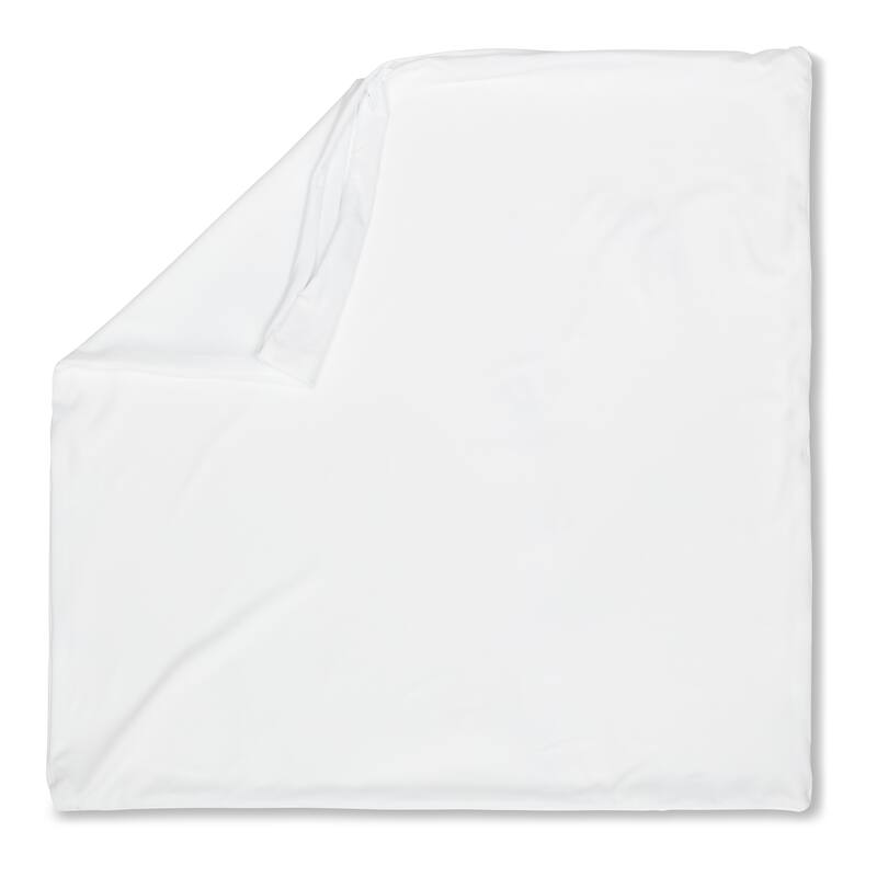 Throw Pillow Cozy Soft Microbead White: 1 Pc - ~ Cover 18 x 18