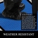 preview thumbnail 58 of 107, A1 Home Collections Polypropylene Rubber Door Mat All Weather Inside Outside Door Mat