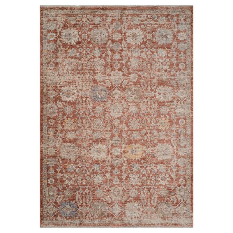 HomeRoots Floral Medallion Traditional Rectangle Area Rug