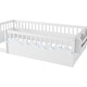 preview thumbnail 32 of 70, Safety Toddler Floor Bed Concise Fence Bed with Guardrails