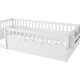 preview thumbnail 10 of 10, Twin Safety Toddler Floor Bed Concise Fence Bed with Guardrails