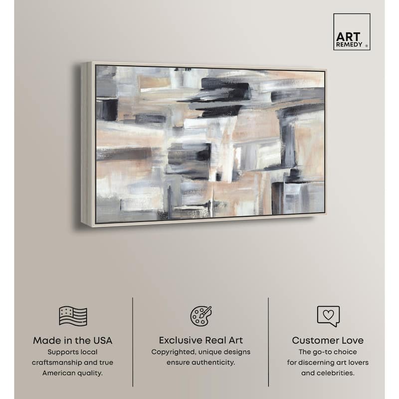 Neutral Nirvana Canvas by Art Remedy