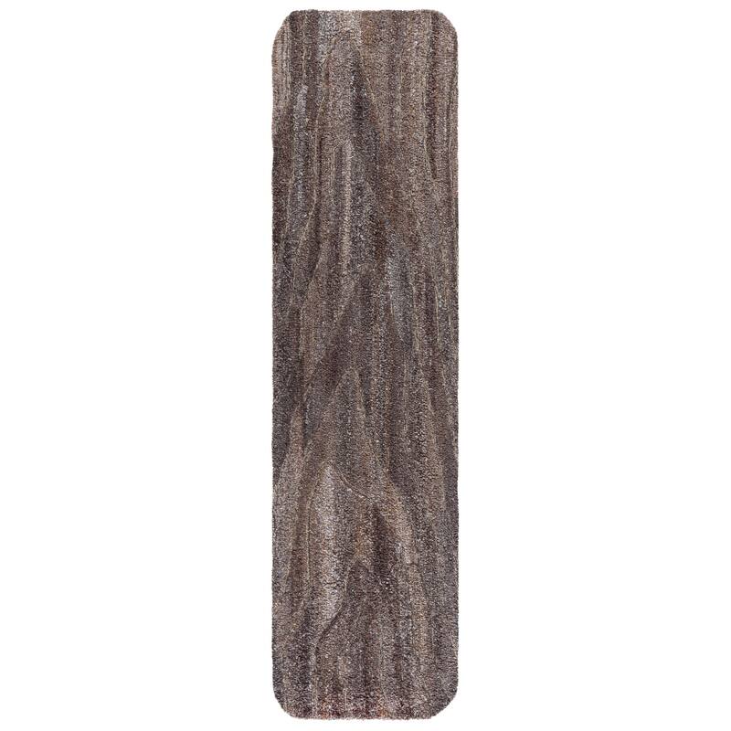 SAFAVIEH Handmade Harvest Arwa Rug - 2'3" x 9' Runner - Brown