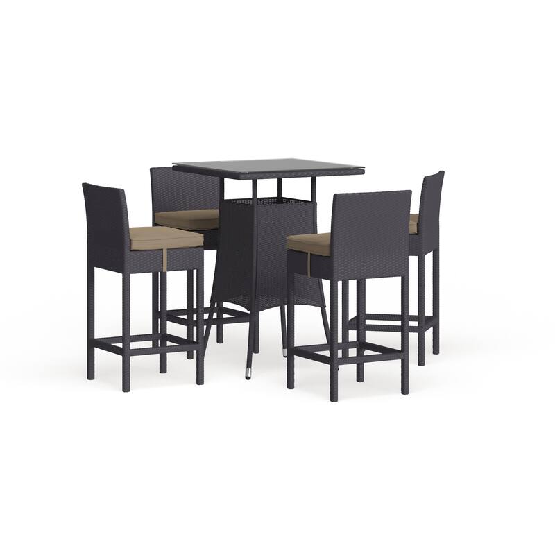 Gather 5 Piece Outdoor Patio Pub Set