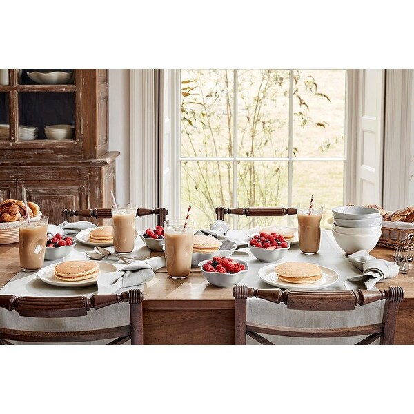 Portmeirion Sophie Conran Floret ストーンウェア 多目的ボウル 7インチ 4個セット 食洗機＆電子レンジ対応 キッチンホームに最適 シリアルスープサラ並行輸入 | Portmeirion Sophie Conran Floret 4 Piece Place