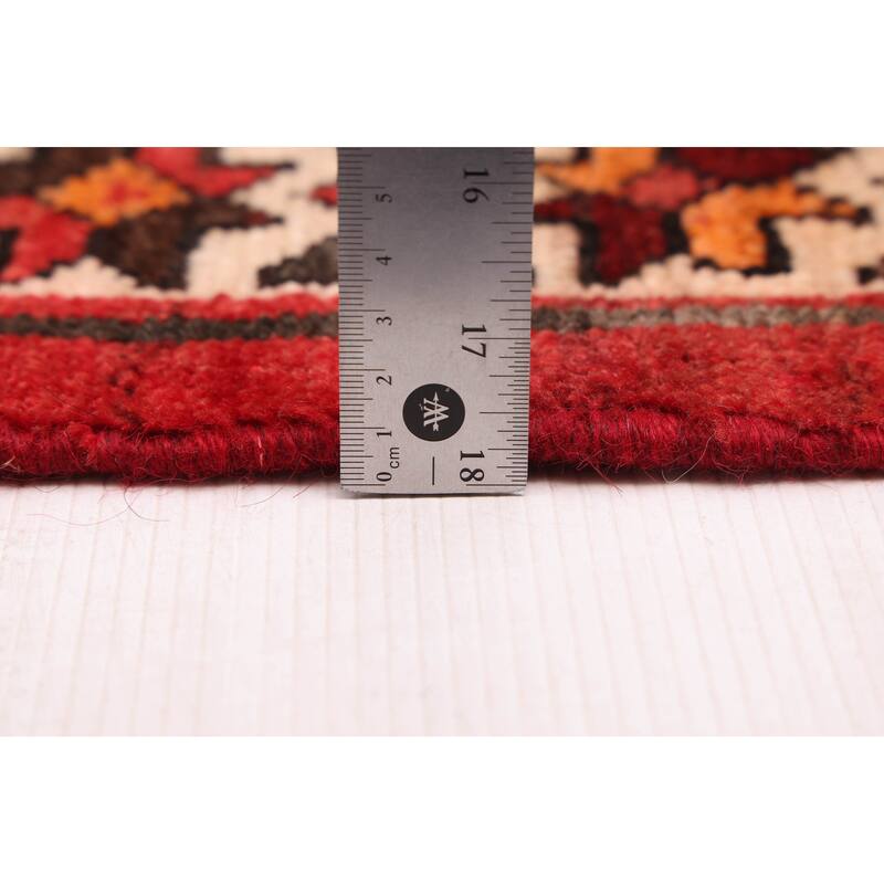 ECARPETGALLERY Hand-knotted Andelz Red Wool Rug - 5'3 x 10'9