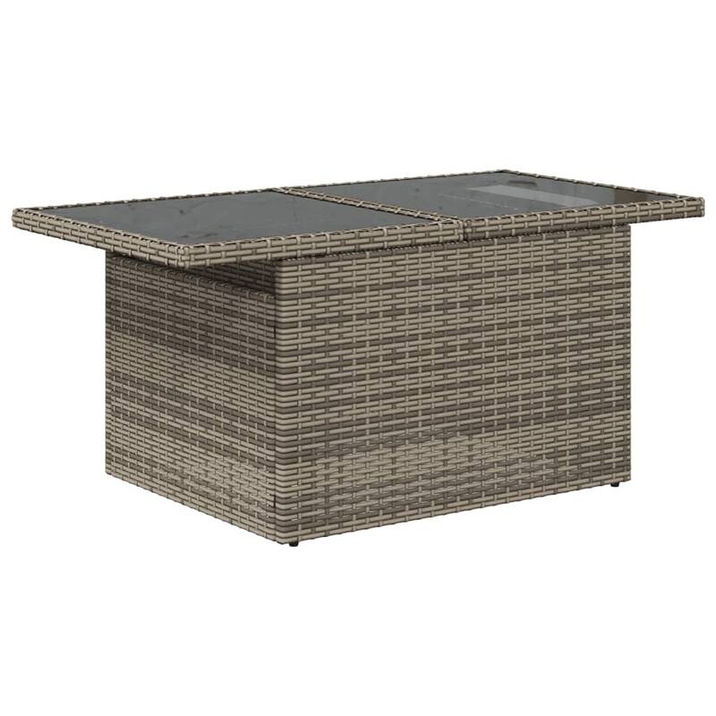 9-Piece Modular Patio Sofa Set with Cushions - 21.7 x 39.4 x 28.7 in