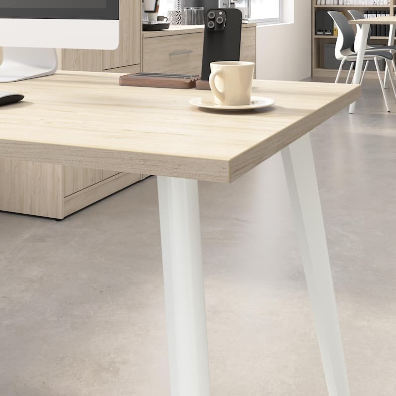 Bush Business Furniture Vista 60W Desk with Mobile File Cabinet