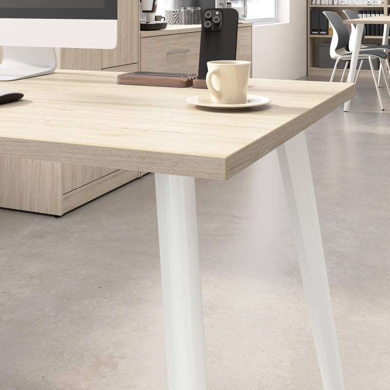 Bush Business Furniture Vista 72W Desk with Mobile File Cabinet