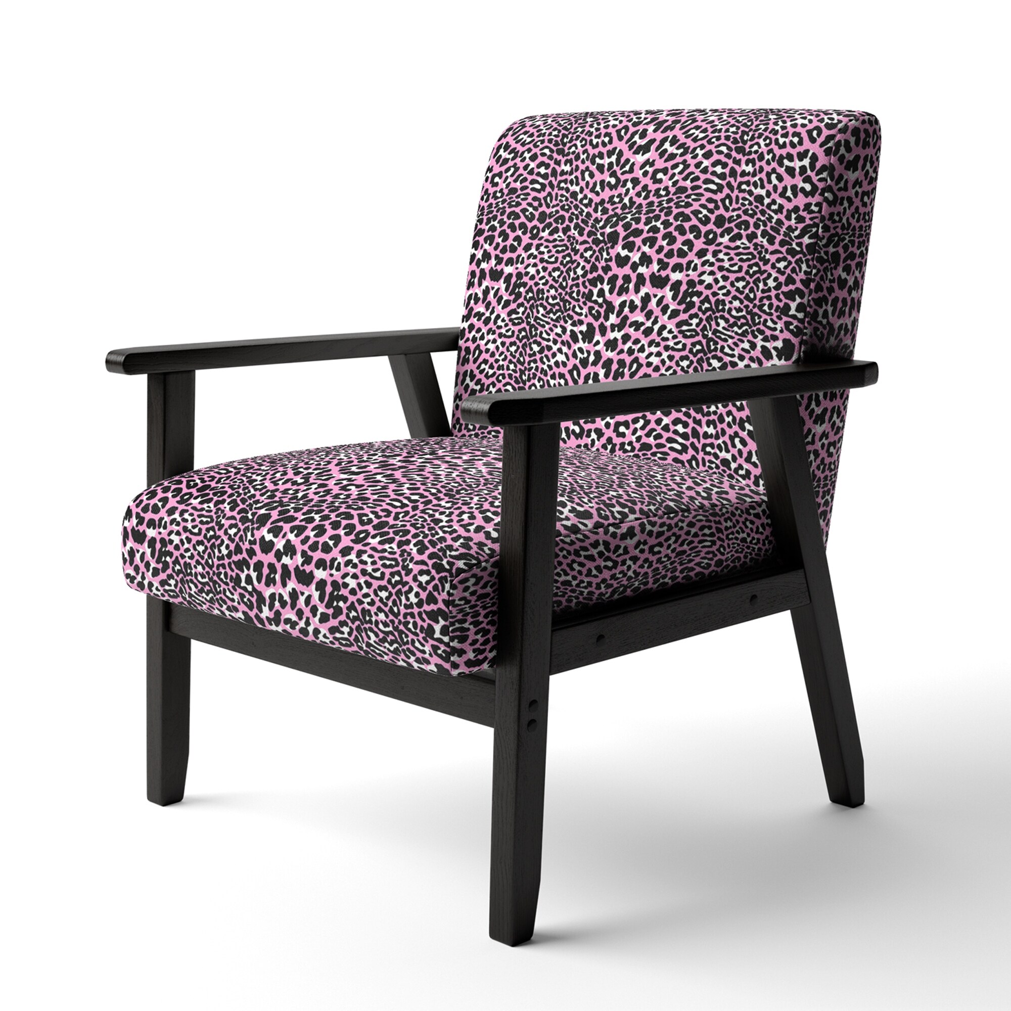Designart "Pink and Black Leopard " Upholstered Cabin & - Picture 8 of 15