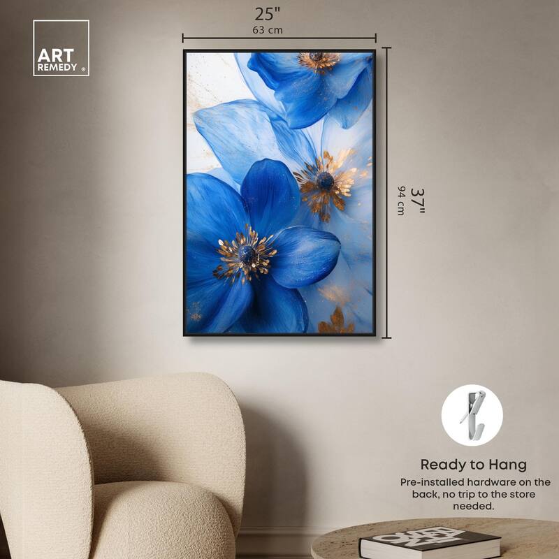 Twilight Teal Tint I Canvas by Art Remedy