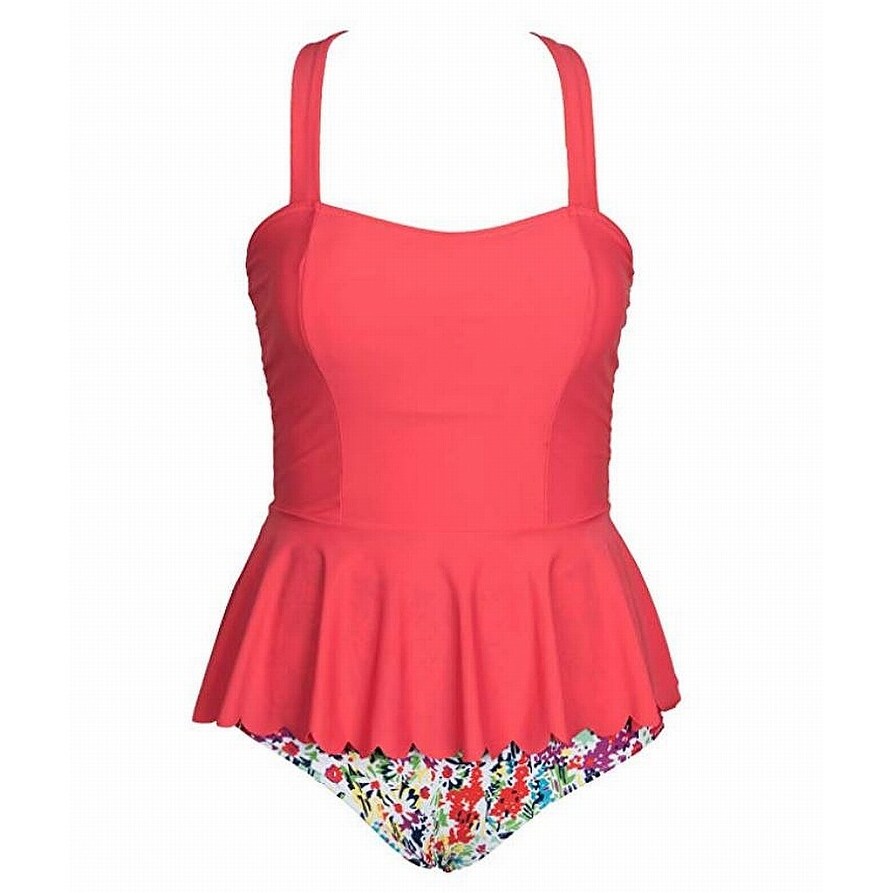 cupshe peplum swimsuit