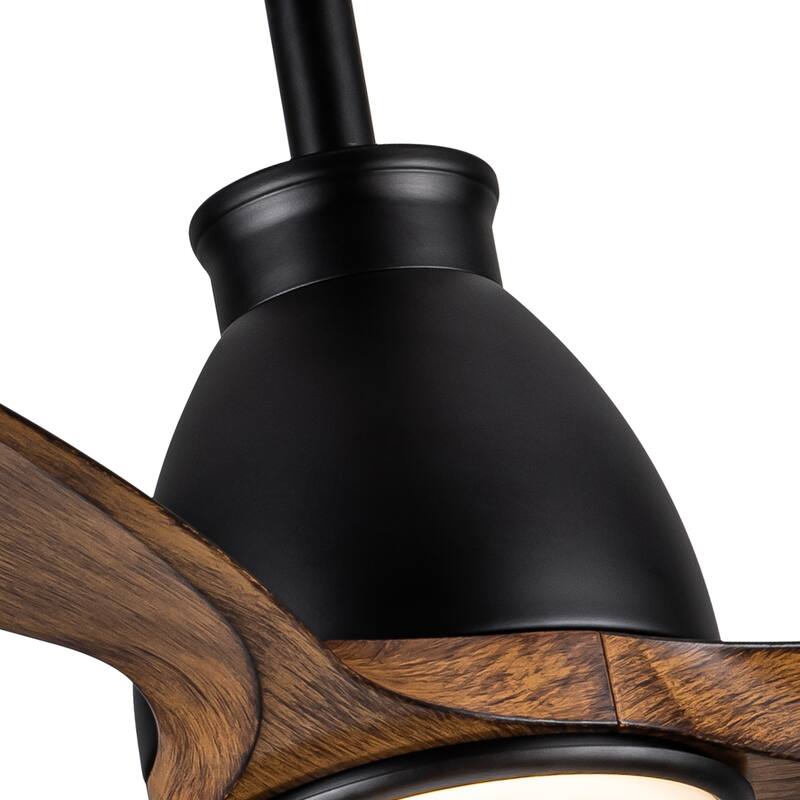 Modern Ceiling Fan Light with DC Motor and 3 Fan Blades, 6 Speed Adjustable for Bedroom and Living Room