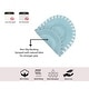 preview thumbnail 40 of 58, Hampton Crochet Bathmat 100% Cotton Non-Slip Bathroom Rug Set, Machine Washable Bath Rug, 5 Piece Bath Mat Set with Contour