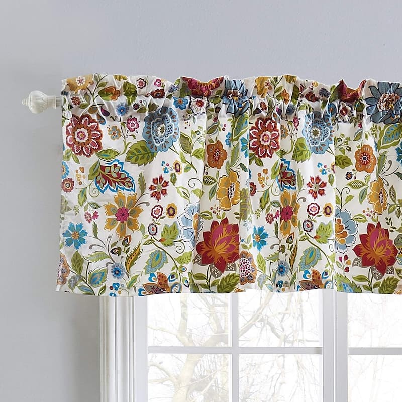 Greenland Home Fashions Astoria Window Valance - White