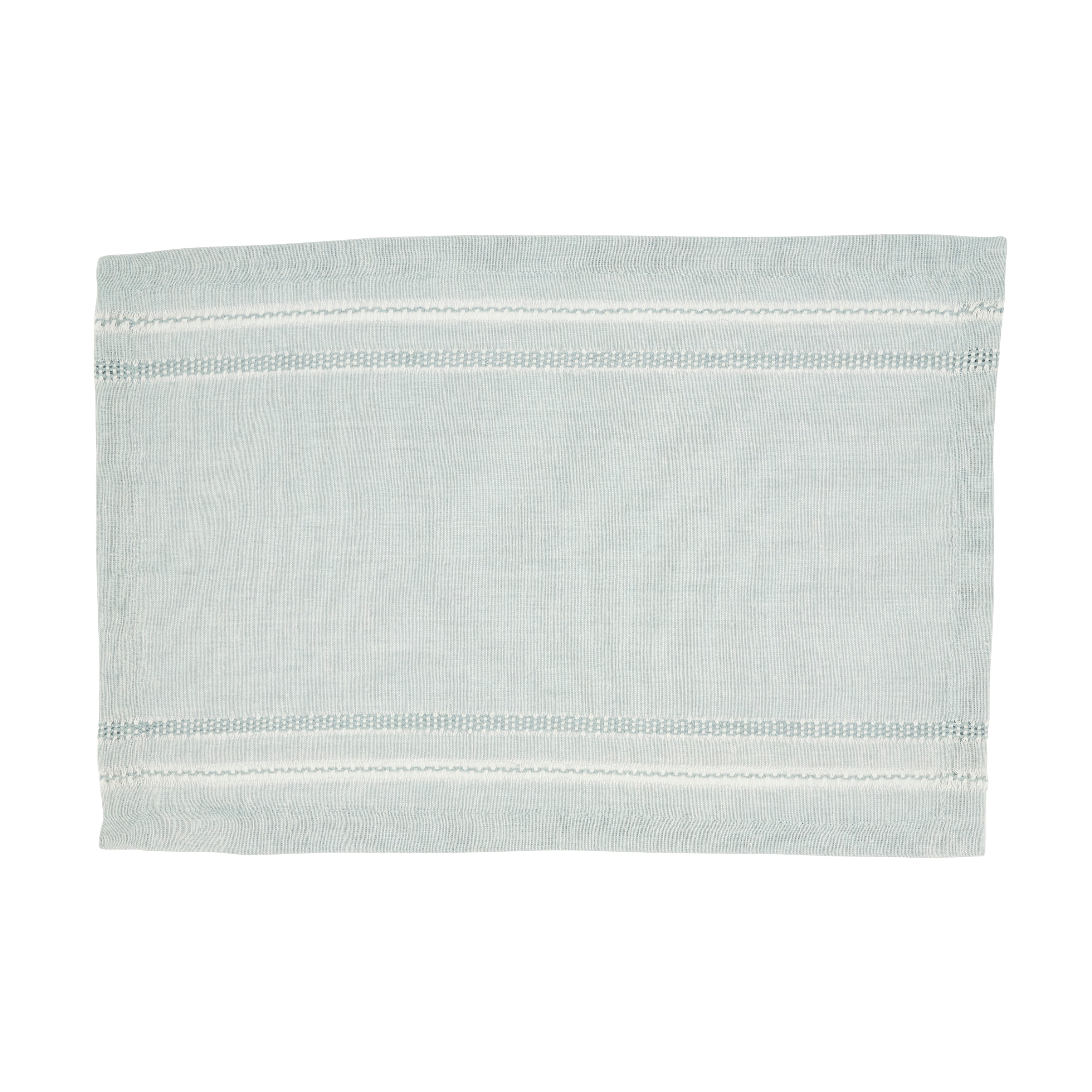 Saro Lifestyle Leno Stripe Elegance Placemat (Set of 4)
