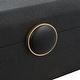 preview thumbnail 6 of 4, Uttermost Lalique Black Shagreen Box - 12.875 W x 4.5 H x 9 D (inches)