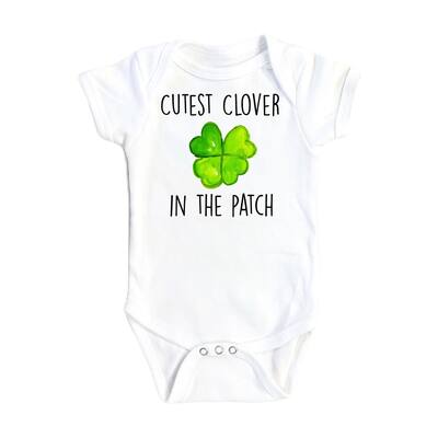 Irish Clover - Baby Boy Girl Clothes Infant Bodysuit Funny Cute Newborn