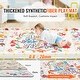 preview thumbnail 3 of 8, Multi-Color Foldable Baby Floor Play Mat for Crawling Tummy Time Anti-Slip and Machine Washable - 50” L x 50” W