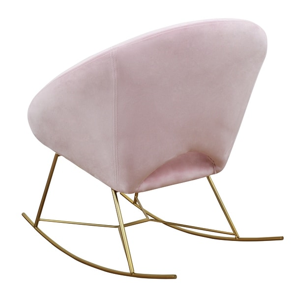blush rocking chair