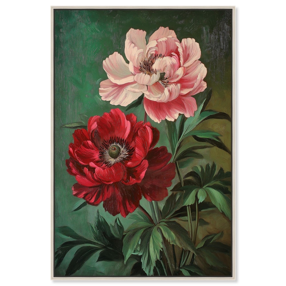 Symphony of Peonies Canvas by Art Remedy