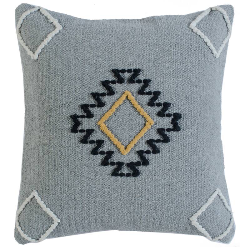 Sevita Scandinavian Diamond Motif Throw Pillow