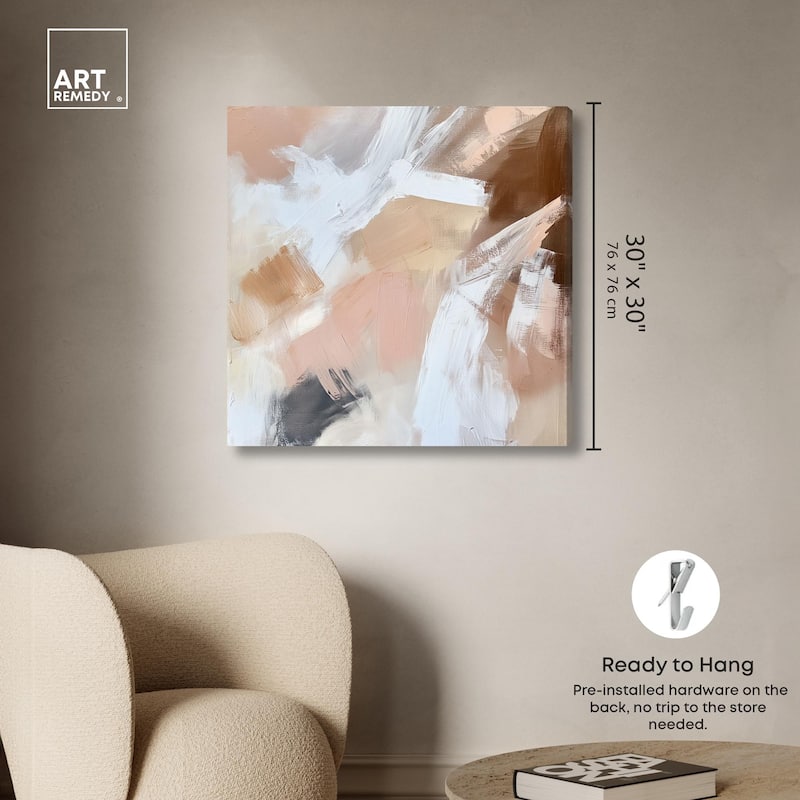 Taupe and Ash I Canvas by Art Remedy, Gallery Wrapped