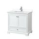 Option White / White Cultured Marble Top / Polished