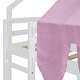 preview thumbnail 12 of 78, Full Size Loft Bed with Slide, Tent, and Storage Shelves - House Frame Kids Bed with Ladder and Car-Shaped Organizer