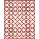 preview thumbnail 102 of 183, SAFAVIEH Handmade Cambridge Trudie Geometric Wool Rug 8' x 10' - Ivory/Rust - Rectangle