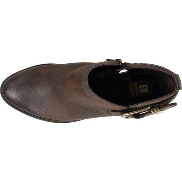 white mountain davenport western ankle booties