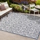 preview thumbnail 3 of 161, JONATHAN Y Ourika Vintage Filigree Textured Weave Indoor/Outdoor Area Rug