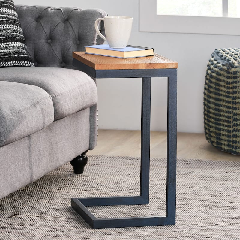 Christopher Knight Home Darlah Medium Firwood Antique Accent Table - 15.50" L x 11.25" W x 22.25" H - Wood