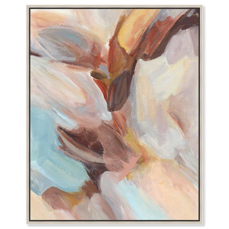Layers of Colors II Canvas by Art Remedy - 30" x 36" - Silver