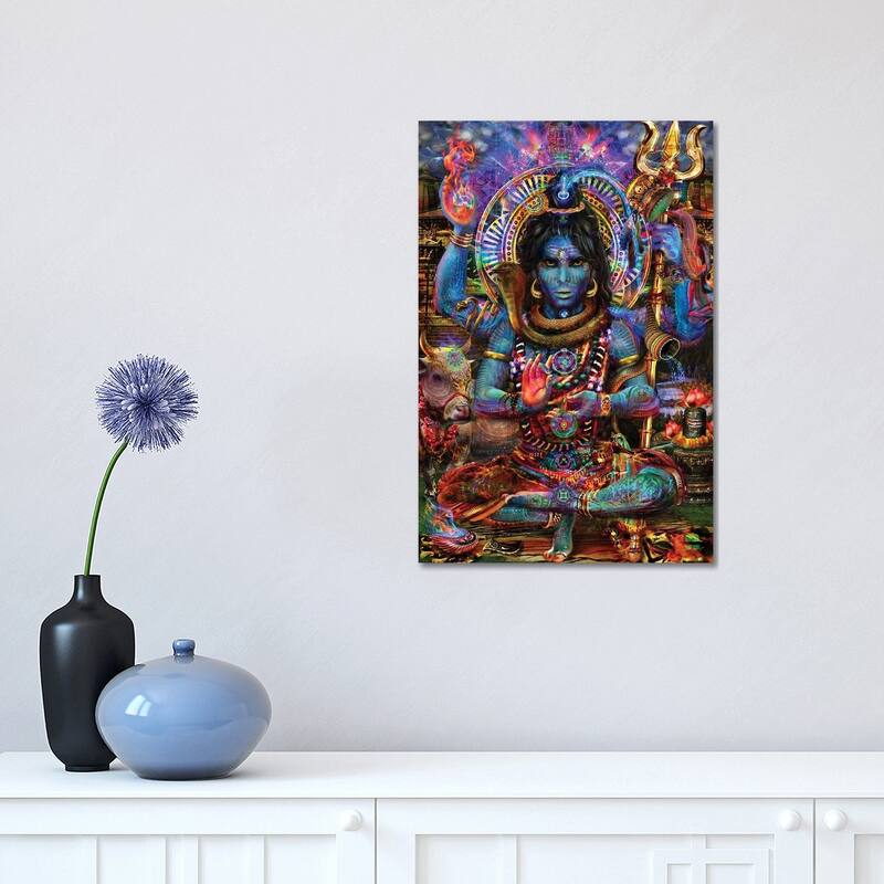 iCanvas "Shiva" by Jumbie Canvas Print - 18x12x1.5
