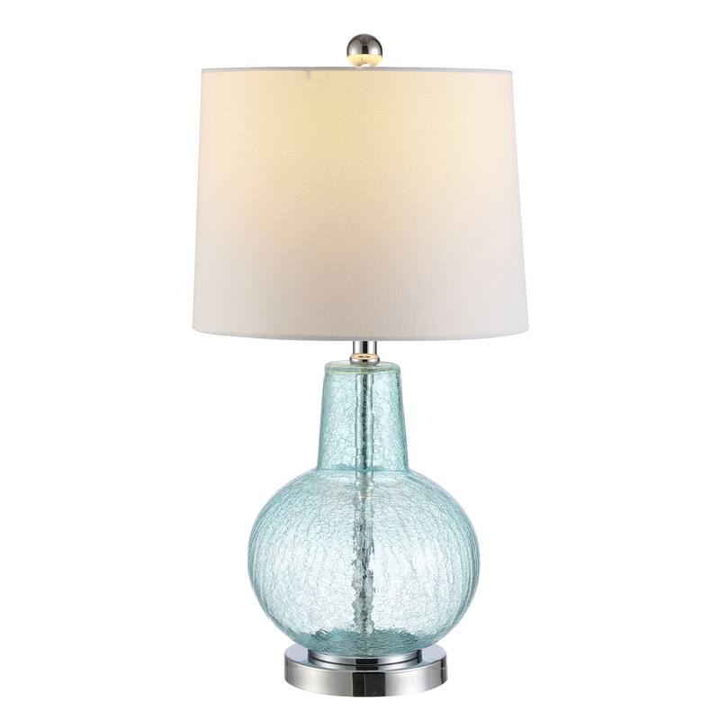 SAFAVIEH Lighting Atlas 24-inch Glass LED Table Lamp. - 12" W x 12" L x 24" H