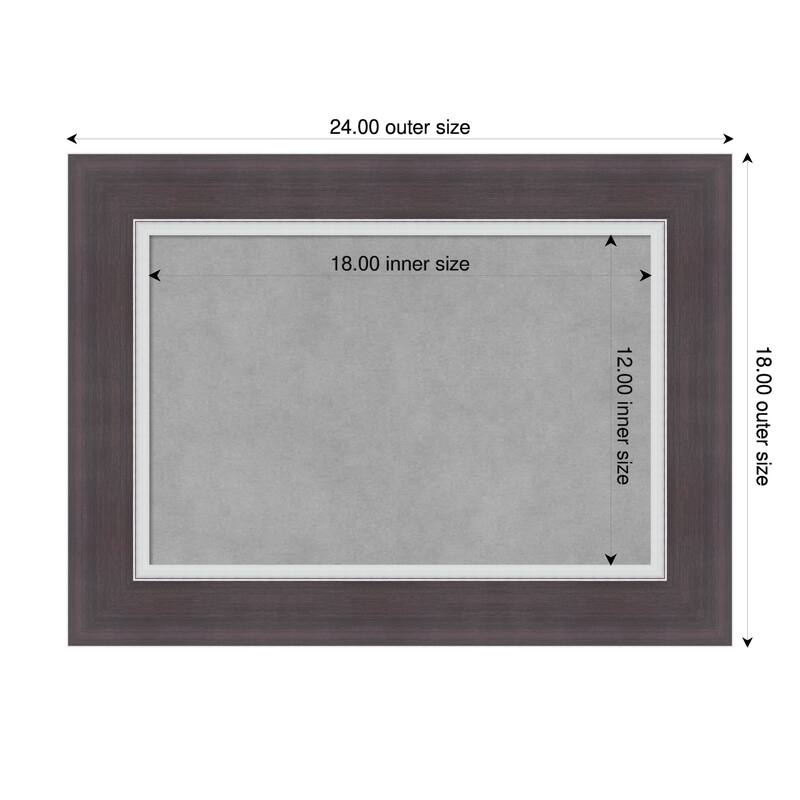 Amanti Art Ellie Brown Silver Framed - 24 x 18 in - Ellie Brown Silver