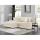 118.4"W Plush Modular Sectional Sofa with Pillows