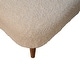 preview thumbnail 5 of 7, Boucle Cream Square Footstool