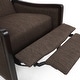preview thumbnail 63 of 63, Veatch Contemporary Upholstered Pushback Recliner by Christopher Knight Home