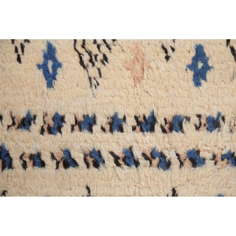 Trellis Moroccan Oriental Wool Area Rug Hand-knotted Decorative Carpet - 5'11" x 9'5"