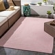 preview thumbnail 16 of 61, Livabliss Sharrah Indoor/ Outdoor Solid Braided Area Rug 10' x 13' - Pale Pink