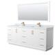 Option White / Satin Bronze Hardware