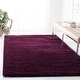 preview thumbnail 194 of 239, SAFAVIEH Santa Monica Shag Einara 2-inch Thick Area Rug 3' x 5' - Purple - Rectangle