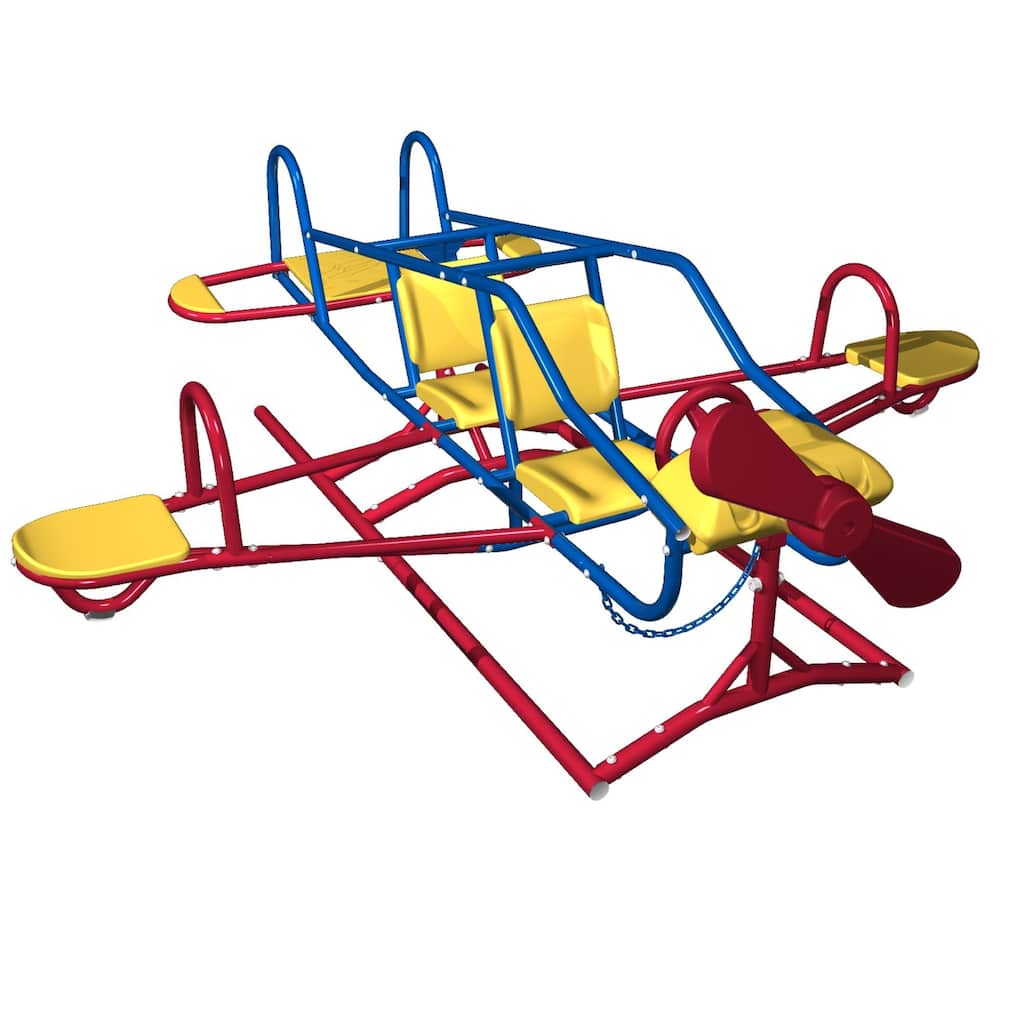 Lifetime Ace Flyer Multi-color Airplane Outdoor Teeter-totter